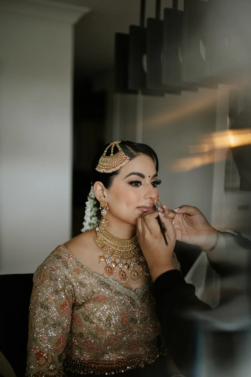 HMUA: Blue Rose Artistry
Outfit: Rimple & Harpreet